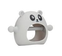 Jiawu Teether per Bambini, Giocattolo per Dentizio in Silicone a Forma di Orso per Bambini 3 Mesi, Giocattoli per Dentizio Anti-caduta, Giocattoli da Masticare per (GREY)