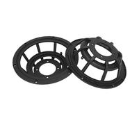 Jiawu Telai per Vasche per Altoparlanti, Parti Fai da Te in Alluminio Pressofuso Resistente per Subwoofer, Altoparlanti PA DJ, Set di 2, Facile Installazione per Riparatori