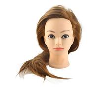 Jiawu Testa di Burattinaio Cosmetologia con Capelli Ad Alta Fibra per le Parrucche di Styling per L'apprendimento del Parrucchiere