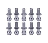 Jiawu Testa Sferica Vite Biella per Auto RC TT01 TT02 (SILVER)