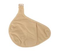 Jiawu Tette in Spugna di Ventilazione Leggera con Seno in Cotone, Tasche Protettive con Petto a Uncino, Cuscinetti per Inserti Reggiseno per Protesi Mammarie, Forme Mammarie, Mastectomia (Giusto)