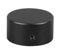 Jiawu Topper per Interruttore a Pedale, Aspetto Elegante Universale Facile da Installare Tappo per Interruttore a Pedale in Aluminio per Chitarra Elettrica (BLACK)