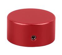 Jiawu Topper per Interruttore a Pedale, Aspetto Elegante Universale Facile da Installare Tappo per Interruttore a Pedale in Aluminio per Chitarra Elettrica (rosso)
