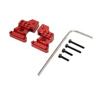 Jiawu Torre Ammortizzatore Posteriore in Lega di Alluminio e Metallo, Supporto Ammortizzatore Posteriore Aggiornato da 2 Pezzi per Auto Axial SCX24 1/24 RC, Staffa di Sospensione per Auto RC con