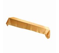 Jiawu Tovaglia Rettangolare 145x320 Cm Copritavolo per Banchetti Resistente Alle Macchie per Decorazioni per Feste di Matrimonio Poliestere (GOLD)