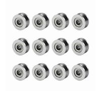 Jiawu V Ball Royal Disc per Movimento Lineare, Cuscinetto in Acciaio Al Carbonio, 10pcs V624zz 4 * 13 * 6 Mm per Diversi Progetti