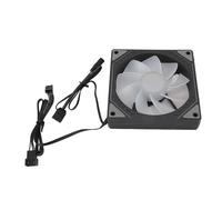 Jiawu Ventola di Raffreddamento per Case da 120 Mm Illuminazione ARGB per Dispositivo di Raffreddamento della CPU, Ventola RGB Ad Alto Flusso D'aria per Case del Computer, Antivibrazioni, 1 (Lama