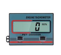 Jiawu Visualizza Disurimento per Motori Digitali Stachometro LCD della Catena dello Schermo -Dispository per il Motore di 2 Barre Tiro a 4, Guarnizione Dell'acqua, Adatto a Kart, ATV, Barca a Motore