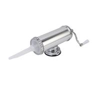 Jiawu Wurst Manual Cose per la Macchina per Ripieno di Carne in Acciaio Inossidabile per Uso Domestico, velocità Regolabile per la Domestica (L 360ml 6.8x14.5cm / 2.7x5.7in)