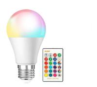 Jiaxu luci ad ampio voltaggio Lampadina a LED AC85-265V E27 RGB 5W 70W 10W 15W Lampada RGB variabile Variopinto RGBW Lampada LED con telecomando IR Lampadine per la casa ( Dimensione : 15w )