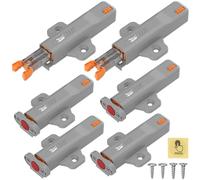 Jiayi non magnete push to open spintore porta armadio, set di 6 fermi a pressione per cassetto push latch a molla, chiusura tattile, sistema per armadi mobili, camper