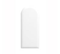 JIAYING 3D Antiurto Rivestimento Murale Softpack Staccabile Adesivo Pannelli Murali, Tatami Insonorizzati Adesivi Murali Testiera Pannello di Protezione(White,20cmx40cm-2pcs)