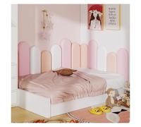 JIAYING Antiurto Rivestimento Murale for Bambini Autoadesivo Adesivi Murali Tatami 3D Pannelli Murali, Testiera Rivestito Pannello di Protezione Softpack(Peach Pink,30cmx50cm-6pcs)