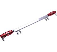 Jiayouy 1 asta per albero di trasmissione a doppio pedale per pedale a doppio pedale (rosso)