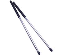 Jiayouy 1 paio di bacchette per batteria in lega di alluminio 5A, resistenti, antiscivolo, per studenti e adulti, accessori a percussione per strumenti musicali, punte in gomma
