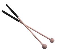 Jiayouy 1 paio di bastoncini a percussione lunghi 30,5 cm per Glockenspiel, Chime, Xilofono, Campane e blocchi di legno, testa a martello più grande