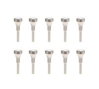 Jiayouy 10 viti per tromba per parti di ricambio per tromba in Sib, vite antiscivolo per terza valvola, tappo scorrevole per accordatura, accessorio per riparazione tromba