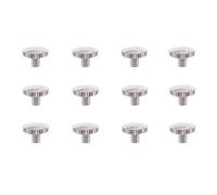 Jiayouy 12 viti di ricambio per anello per tromba, placcato argento