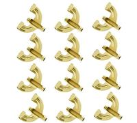 Jiayouy 12pcs Drum Claw Hook per Grancassa Sostituzione Hardware Pack Oro