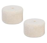 Jiayouy 2 pezzi tamburo pedale battitore pad feltro testa martello sostituzione 6 mm