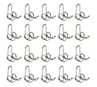 Jiayouy 20pcs Tromba Acqua Chiave / Spit Valve Filo di Acciaio Molla per Strumenti A Fiato Accessorio Argento