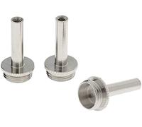 Jiayouy 3 pezzi in metallo tromba biella pistone steli per tromba sostituzione argento