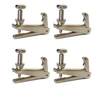 Jiayouy 4Pcs Violino Fine Tuners 3/4-4/4 Corde Regolatore Fine Tuner Violino Parti Argento