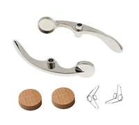 Jiayouy 6Pcs Trombone Strumenti a Vento Accessori Valvole di Scarico Filo di Acciaio Primavera Valvola di Sughero Pad
