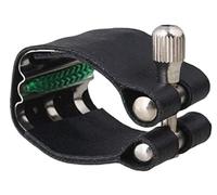 Jiayouy - Bocchino per sassofono tenore, in finta pelle, compatta, resistente, colore: nero