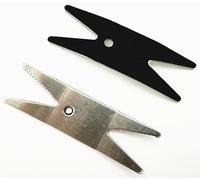 Jiayouy Chiave multipla in acciaio inossidabile con supporto in microfibra scamosciata per accordatore manopola interruttore a levetta per chitarra