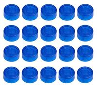 Jiayouy Chitarra Effetti Pedale Pedale Toppers Tappo di Protezione Del Chiodo per Chitarra Effetto Pedale Protezione Cap 20PCS/Set (blu)