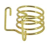 Jiayouy Chiusura a molla placcata in oro per bocchino in bachelite per sax contralto