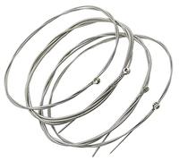 Jiayouy Corde in acciaio inox 4 corde per basso con piccole estremità a sfera 4 corde/Set String Gauge: 046-100