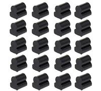 Jiayouy Diametro 4 mm rotore valvola tampone in gomma arresto per corno francese Eufonio Tuba trombone nero 20pcs