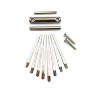 Jiayouy Kalimba Thumb Pianoforte 8 chiavi ponticello Hardware Pack per Kalimba Thumb Pianoforte fai da te accessorio di ricambio