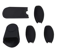 Jiayouy Kit di accessori per sassofono 5 pezzi, poggiapollo, tappino per bocchino, rialzi per chiave e palmo, per sassofono contralto soprano tenore, nero