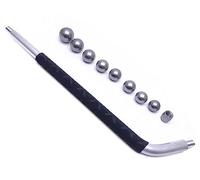 Jiayouy Kit di riparazione per sassofono strumento di riparazione per ammaccature per sassofono con sfere in lamiera da 12 mm-22 mm, strumenti a fiato per contralto tenore e strumenti di manutenzione