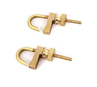 Jiayouy Morsetto F per violino liutaio Strumenti in ottone Regolabile Crack Clamp per Violini Riparazione Manutenzione (2 pezzi)
