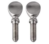 Jiayouy Parti di strumenti per sassofono, 2 pezzi, vite da collo in argento per fissaggio sassofono clarinetto