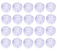 Jiayouy Pedale effetto chitarra pedale Toppers piede chiodo Cap protezione Cap per chitarra effetto pedale protezione Cap 20 pz/set (bianco)