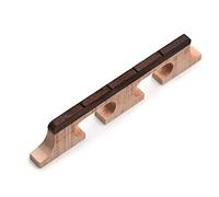 Jiayouy Ponte per banjo per banjo a 4 corde, parti di ricambio in ebano e acero