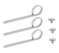 Jiayouy Set di 3 anelli scorrevoli per valvola a tromba con vite di supporto per accessori di ricambio per tromba