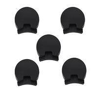 Jiayouy - Set di 5 protezioni per il pollice per clarinetto e oboe, in silicone, colore: nero