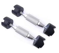 Jiayouy - Supporto per chitarra liutaio, in metallo, 2 pezzi, colore: Argento