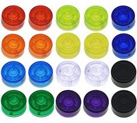 Jiayouy Tappo di protezione per pedale effetto chitarra, tappo di protezione per pedale effetto chitarra, colorato, 20 pezzi/set