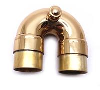 Jiayouy Tromba 2nd Valve Tuning Silde Assembly per Ottone Sib Tromba Strumento Oro