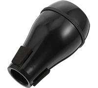 Jiayouy Trombone Straight Mute Tenore Trombon Silenziatore Leggero Plastica Pratica Silenziatore Nero