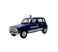 JIAYUNEU 1/18 Per 4L Gendarmerie 1978 Modello di auto in lega pressofusa Display da collezione Oggetto decorativo Decorazione da scrivania