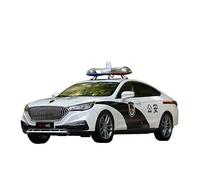 JIAYUNEU 1 18 Per Hongqi H5 Edizione Di Pubblica Sicurezza Modello Auto In Lega Pressofusa Statica Display Regalo Per Adulti Decorazione da scrivania