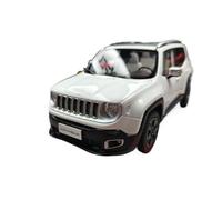 JIAYUNEU 1:18 Per Jeep Renegade SUV Modello in lega Pressofuso in metallo Fuoristrada Collezione per adulti Decorazione da scrivania(White)